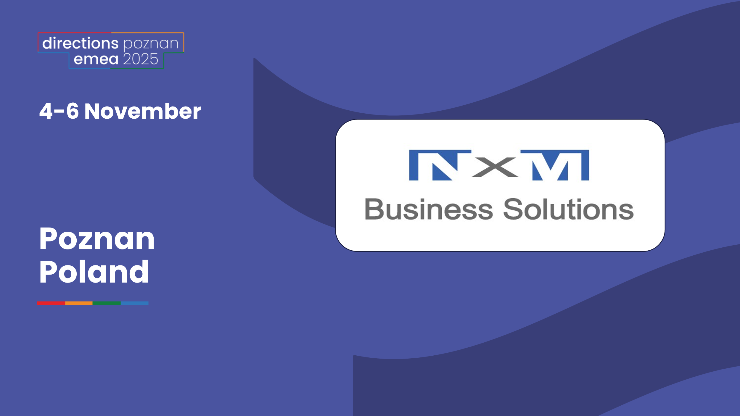 NxM Business Solutions as Silver Sponsor at Directions EMEA 2025